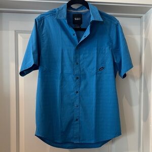 5.11 Tactical Men's Vibrant Blue Casual Shirt
